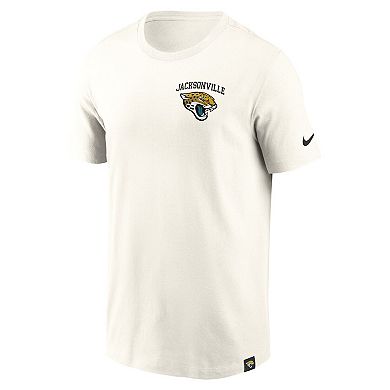 Men's Nike Cream Jacksonville Jaguars Blitz Essential T-Shirt