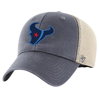 Men's '47 Navy/Natural Houston Texans Flagship Trucker Adjustable Hat