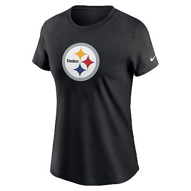 Women's Nike Black Pittsburgh Steelers Primary Logo T-Shirt