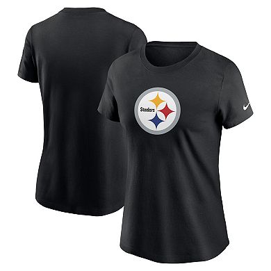Women's Nike Black Pittsburgh Steelers Primary Logo T-Shirt