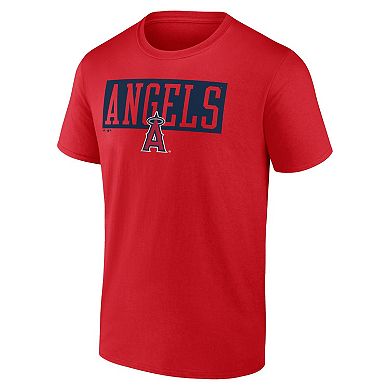 Men's Fanatics Red Los Angeles Angels Hard To Beat T-Shirt