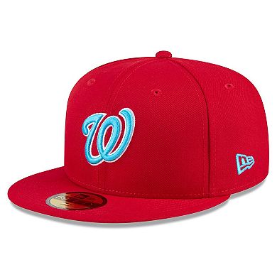 Men's New Era Red Washington Nationals 2024 Father's Day 59FIFTY Fitted Hat