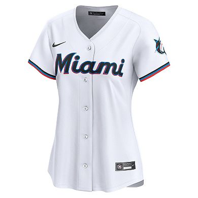 Women's Nike Jazz Chisholm Jr. White Miami Marlins Home Limited Player Jersey