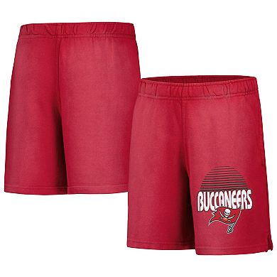Youth Red Tampa Bay Buccaneers Beach Bum Sun-Bleached French Terry Shorts
