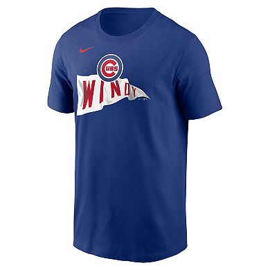 Men's Nike Royal Chicago Cubs Local Home Town T-Shirt