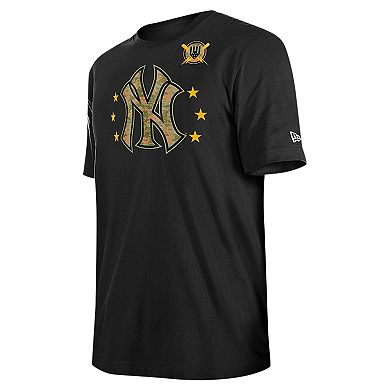 Men's New Era Black New York Yankees 2024 Armed Forces Day T-Shirt