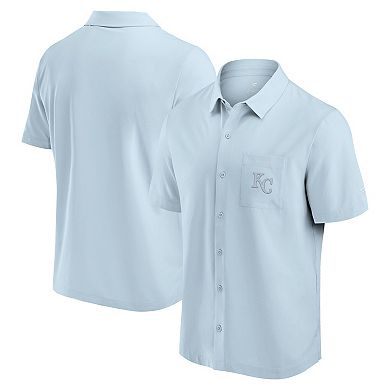 Men's Fanatics Signature Light Blue Kansas City Royals Front Office Button-Up Shirt