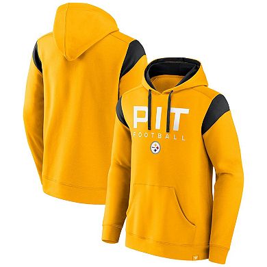 Men's Fanatics Gold Pittsburgh Steelers Call The Shot Pullover Hoodie