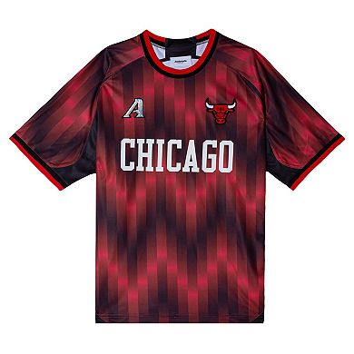 Men's Authmade x NBA Red Chicago Bulls Soccer Kit Fashion Jersey