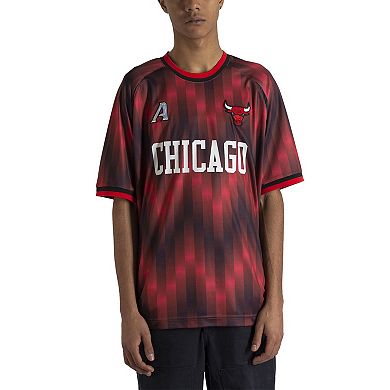 Men's Authmade x NBA Red Chicago Bulls Soccer Kit Fashion Jersey