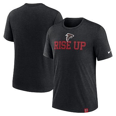 Men's Nike Heather Black Atlanta Falcons Blitz Tri-Blend T-Shirt