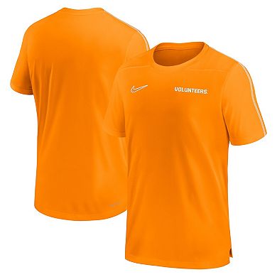 Men's Nike Tennessee Orange Tennessee Volunteers 2024 Sideline Coach Performance Top