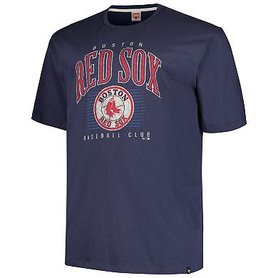 Men's '47 Navy Boston Red Sox Big & Tall Double Header T-Shirt
