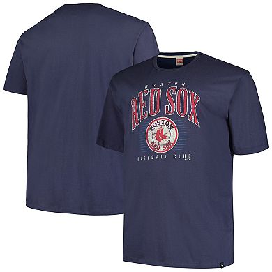 Men's '47 Navy Boston Red Sox Big & Tall Double Header T-Shirt