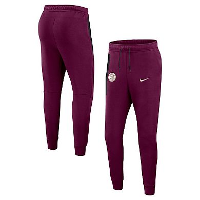 Men's Nike Burgundy Paris Saint-Germain 2024/25 Tech Fleece Jogger Pants