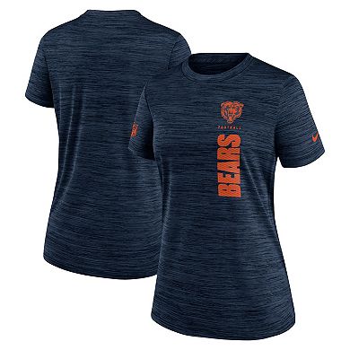 Women's Nike Navy Chicago Bears Velocity Performance T-Shirt