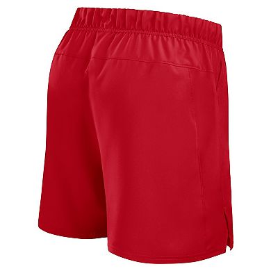 Men's Nike Red Los Angeles Angels Woven Victory Performance Shorts