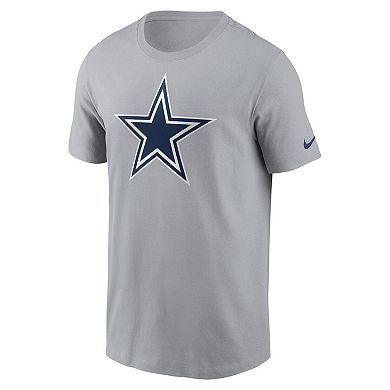 Men's Nike  Gray Dallas Cowboys Primary Logo T-Shirt