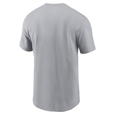 Men's Nike  Gray Dallas Cowboys Primary Logo T-Shirt