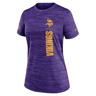 Women's Nike Purple Minnesota Vikings Velocity Performance T-Shirt
