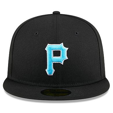 Men's New Era Black Pittsburgh Pirates 2024 Father's Day 59FIFTY Fitted Hat