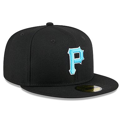 Men's New Era Black Pittsburgh Pirates 2024 Father's Day 59FIFTY Fitted Hat