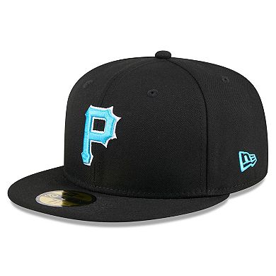 Men's New Era Black Pittsburgh Pirates 2024 Father's Day 59FIFTY Fitted Hat