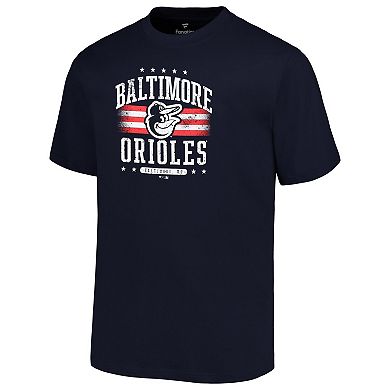 Men's Profile  Navy Baltimore Orioles Big & Tall Americana T-Shirt