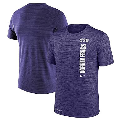 Men's Nike Purple TCU Horned Frogs 2024 Sideline Velocity Legend Performance T-Shirt