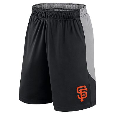 Men's Fanatics Black/Gray San Francisco Giants Go Hard Shorts