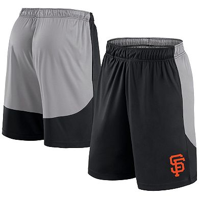 Men's Fanatics Black/Gray San Francisco Giants Go Hard Shorts