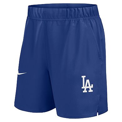 Men's Nike Royal Los Angeles Dodgers Woven Victory Performance Shorts