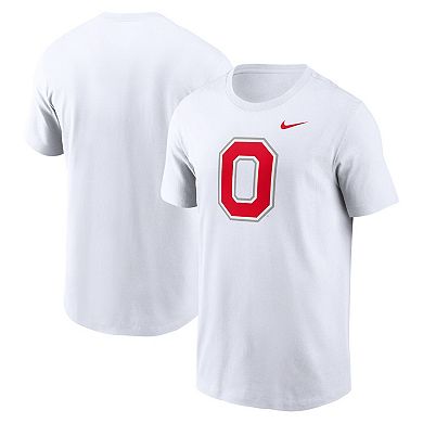 Men's Nike White Ohio State Buckeyes Primetime Evergreen Alternate Logo T-Shirt
