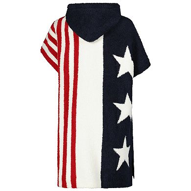Youth Navy/Red/White Team USA CozyChic Stars and Stripes Cozy Wearable Blanket Hoodie