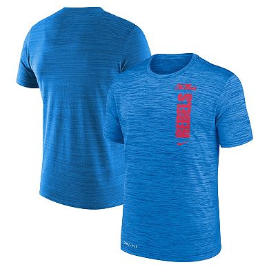 Men's Nike Powder Blue Ole Miss Rebels 2024Â Sideline Velocity Legend Performance T-Shirt