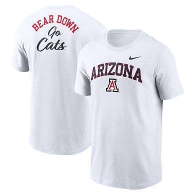 Men's Nike White Arizona Wildcats Blitz 2-Hit T-Shirt