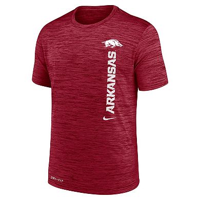 Men's Nike Cardinal Arkansas Razorbacks 2024 Sideline Velocity Legend Performance T-Shirt