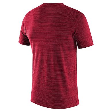 Men's Nike Cardinal Arkansas Razorbacks 2024 Sideline Velocity Legend Performance T-Shirt