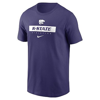 Men's Nike Purple Kansas State Wildcats 2024 Sideline Team Issue Performance T-Shirt