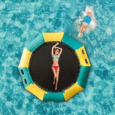 10 Feet Inflatable Splash Padded Water Bouncer Trampoline