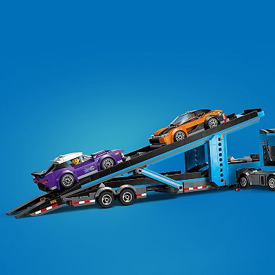 LEGO City Car Transporter Truck with Sports Cars 60408 Building Kit (998 pieces)