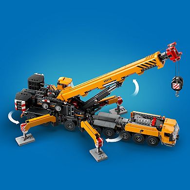 LEGO City Yellow Mobile Construction Crane 60409 Building Kit (1116 pieces)