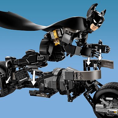 LEGO DC Batman: Batman Construction Figure & The Bat-Pod Bike 76273 Building Kit (713 pieces)