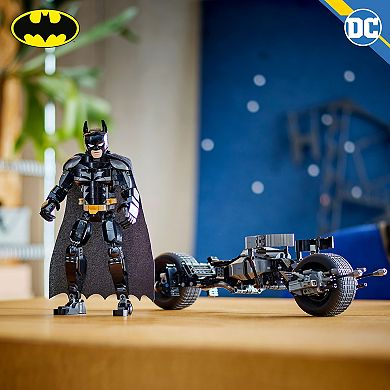 LEGO DC Batman: Batman Construction Figure & The Bat-Pod Bike 76273 Building Kit (713 pieces)