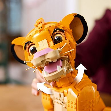 Disney's The Lion King LEGO Young Simba the Lion King 43247 Building Kit (1445 pieces)