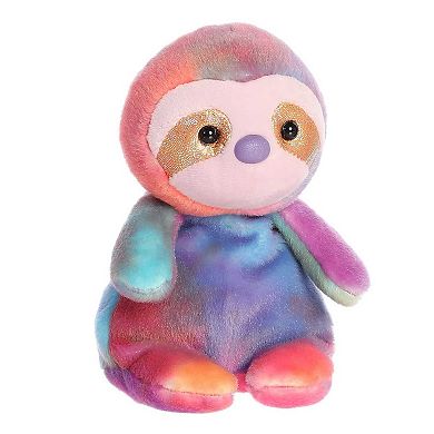 Aurora Small Multicolor Jammies 8" Figgy Sloth Vibrant Stuffed Animal