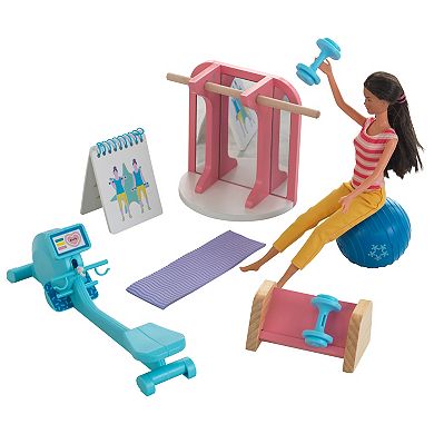 KidKraft Dollhouse Accessory Pack Home Gym Toy Set