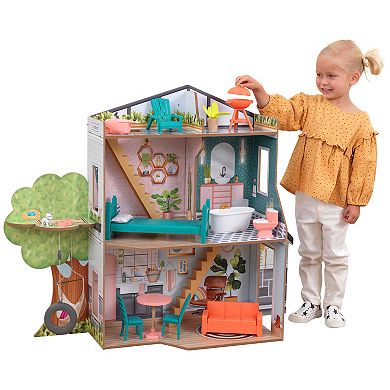 KidKraft Backyard Cookout Wooden Dollhouse Toy Set