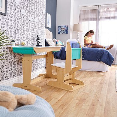 KidKraft Grow Together™ Pocket Adjustable Wooden Desk and Chair