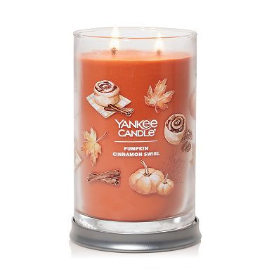 Yankee Candle Pumpkin Cinnamon Swirl Signature Large Tumbler Candle